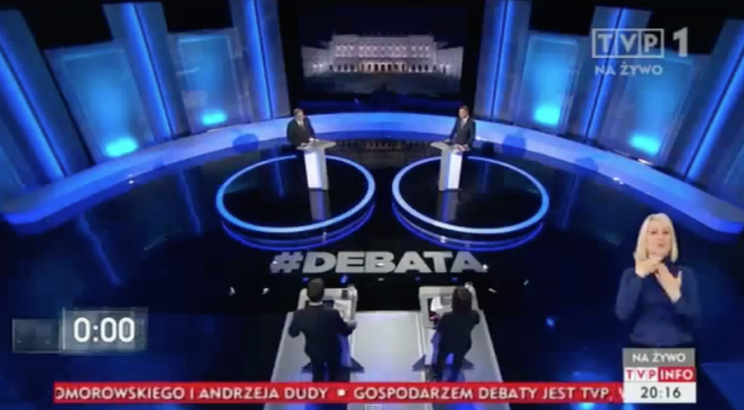 Debata prezydencka w TVP