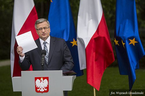 Bronisław Komorowski przegrał I turę wyborów