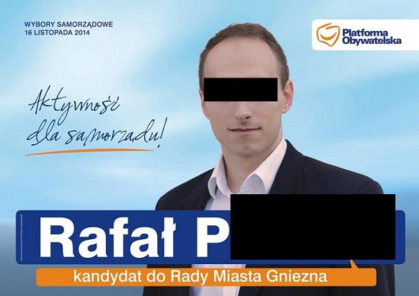 Rafała P. - były członek PO, katecheta i pedofil