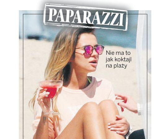 Natalia Siwiec na plaży