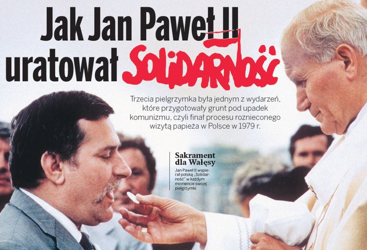 Lech Wałęsa i Jan Paweł II